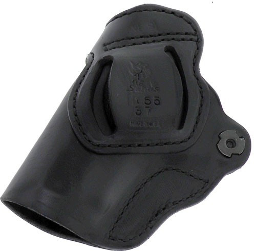 DeSantis Gunhide Criss Cross OWB Holster Right Hand Ruger LCP II Leather Black - Image 1