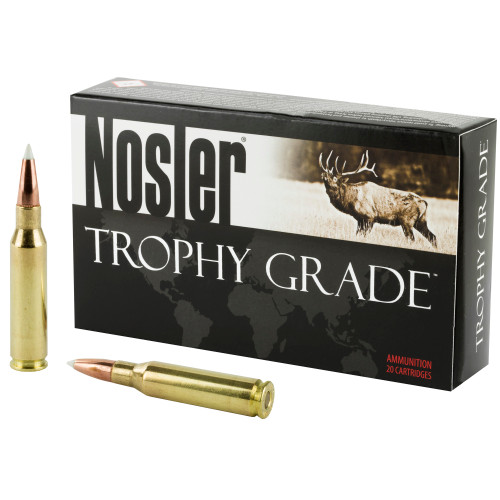 Nosler Trophy Grade 7mm-08 Remington Ammo 140 Grain Nosler AccuBond Bonded Polymer Tip Box of 20 - Image 1