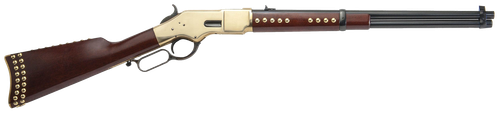Cimarron CA228G19 1866 Pawnee Bolt Action Rifle 45 Colt 19" Brass Receiver Wood Stock
