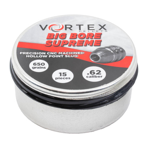 Hatsan Usa Vortex Big Bore Supreme Air Rifle Pellets .62 Caliber 650 Grain 15 Count