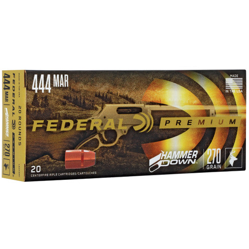 Federal Premium 444 Marlin Ammo 270 Grain Soft Point Box of 20