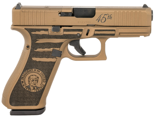 Glock G45 Gen5 MOS 9mm Luger Pistol 4.02" Barrel 17+1 Round Black (Front Serrations, MOS Cut)