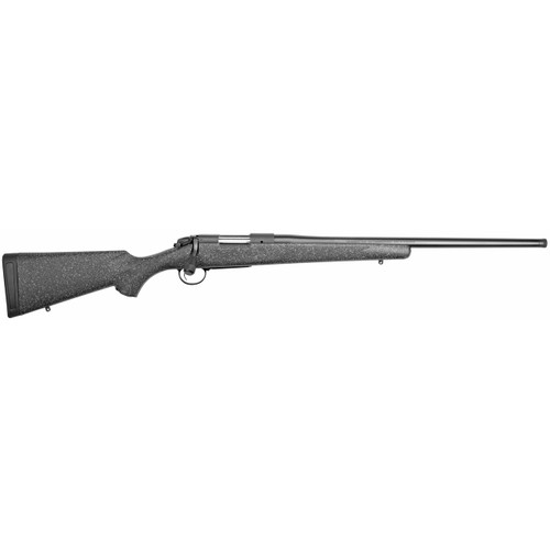 Bergara B-14 Ridge Bolt Action Rifle 300 PRC 24" Cerakote Black Threaded Barrel Blued Frame Black/Gray Field Stock