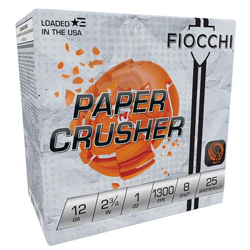 Fiocchi Exacta Paper Target Loads 12 Gauge 2 3/4" 28 gr #8 Shot 1 oz Box of 25