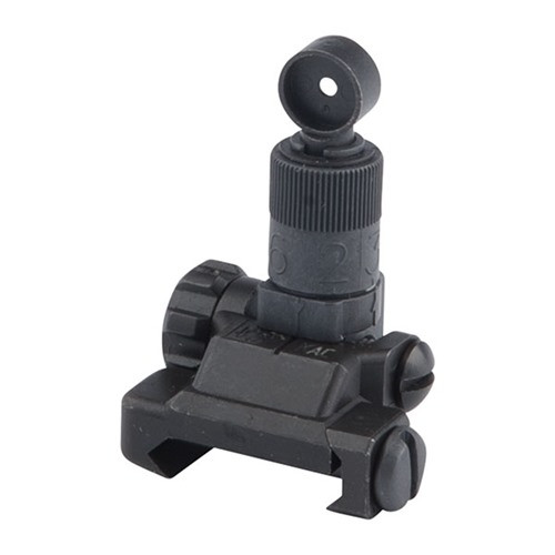 Knights Armament Flip-Up Micro Rear Sight 600 Meter Steel Black