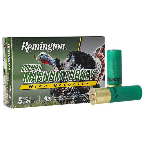 Remington Premier Magnum Turkey 12 Gauge Ammo 3" #5 Shot 1-3/4 oz Box of 5