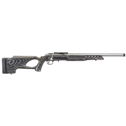 Ruger American Rimfire Target Rifle .22 LR 18" Barrel Black Laminate Thumbhole Stock - Image 1