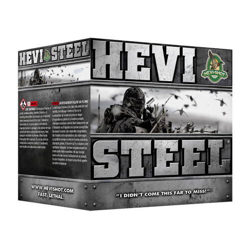 Hevi-Shot Hevi-Steel Waterfowl 12 Gauge Ammo 3" BB Steel Shot 1-1/4 oz Box of 25