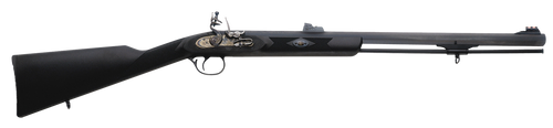 Traditions Deerhunter Flintlock Rifle .50 Caliber 24" Barrel Black Stock (Double Set Trigger)