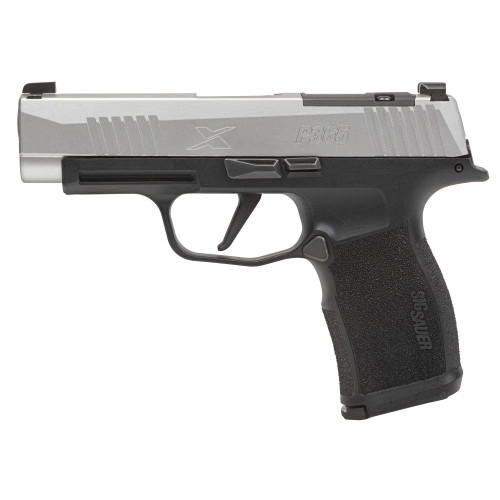 Sig Sauer P365 XL 9mm Luger Pistol 3.7" Barrel 12+1 Round Black/Stainless Steel Optics Ready - Image 1