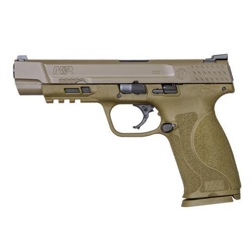Smith & Wesson M&P9 M2.0 9mm Pistol 5" Barrel 17+1 Round Flat Dark Earth