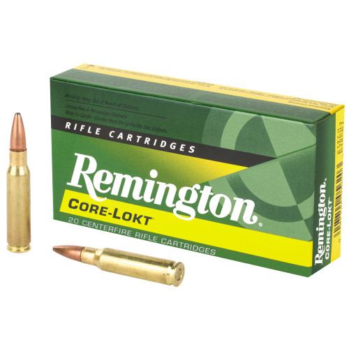 Remington Core-Lokt 308 Winchester Ammo 180 Grain Pointed Jacketed Soft Point Box of 20 - Image 1