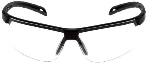 Pyramex Ever-Lite Shooting Glasses Black Frame Clear Lens