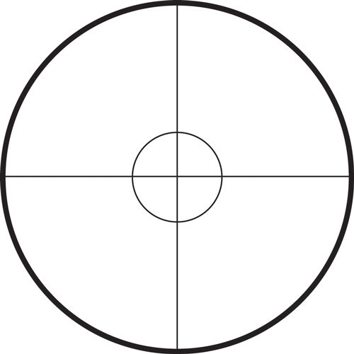 Traditions Rifle Scope 3-9x40mm Circle Reticle Matte Black