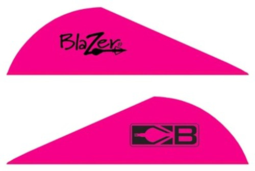 Bohning Blazer Vanes 2 Inch Hot Pink 100 Pack