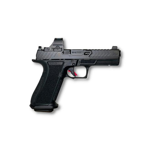 Shadow Systems DR920 War Poet 9mm Luger Pistol 4.5" Fluted Barrel 17+1 Round Black