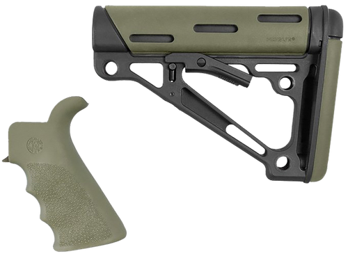 Hogue AR-15 Kit Grip and Stock OD Green