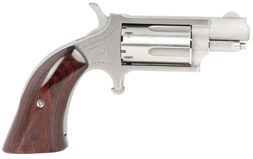 North American Arms Sheriff 22 Magnum Revolver 2.5" Stainless Barrel 5-Shot Rosewood Grip