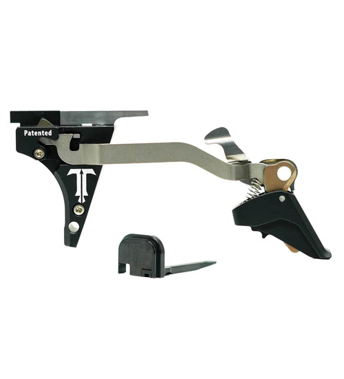 TriggerTech Competitive Special Straight Flat Trigger Shoe Glock Gen 1-5 9mm/.40 S&W