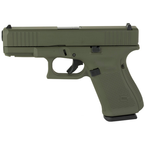 Glock 19 Gen5 9mm Luger Pistol 4.02" Barrel 15+1 Round Olive Drab Green