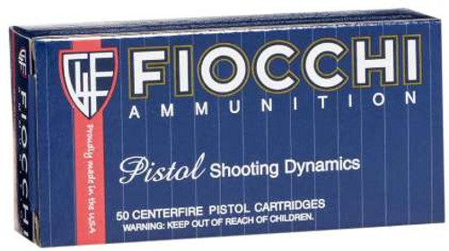 Fiocchi Shooting Dynamics .380 ACP Ammo 95 Grain FMJ Box of 50