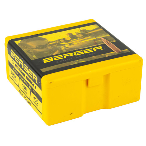 Berger Hybrid Target 6mm 105 Grain Bullets