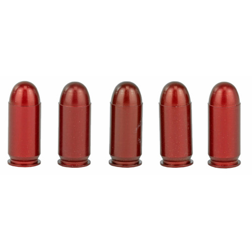 A-ZOOM Action Proving Dummy Round, Snap Cap 45 ACP Aluminum 5PK