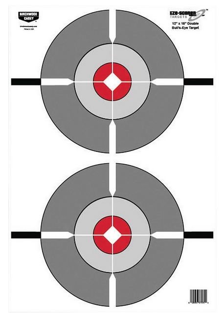 Birchwood Casey 37061 Eze-Scorer Bullseye Paper Target 12 x 18 100 Pack