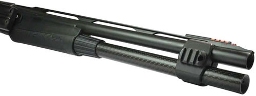Lancer Systems Shotgun Extension Clamp with Picatinny Rail (Rail on Both Sides)