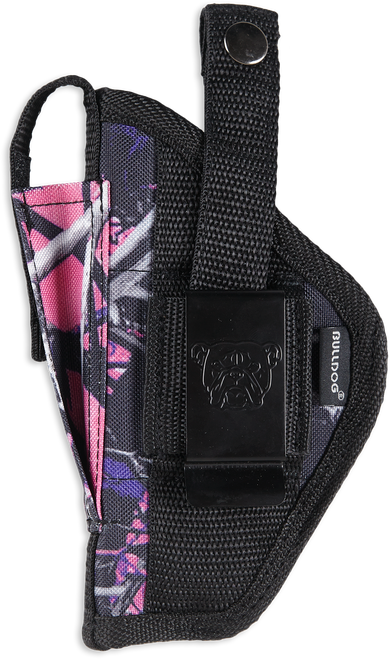 Bulldog Cases Extreme Handgun Holster Muddy Girl Pink Camo Small Frame Revolver 2-2.5 Inch Barrel