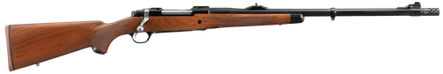 Ruger Hawkeye African Bolt Action Rifle 300 Win Mag 23" Satin Blued Threaded Barrel American Walnut Stock