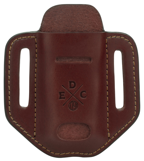 1791 Gunleather HD-ES-SL-CHN-A EDC Heavy Duty Easy Slide Solo OWB Holster Chestnut Leather