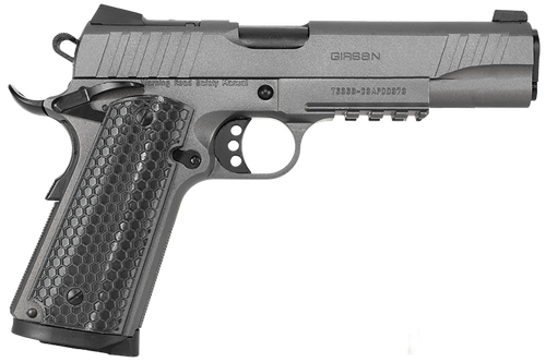 Girsan MC1911S Influencer 38 Super Pistol 5" Barrel 9+1 Rounds Tungsten Gray