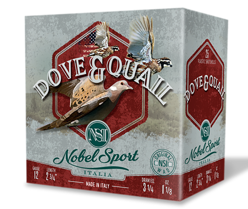 Eurosports Llc Noble Sport Field & Target 12 Gauge Ammo 2-3/4" #8 Shot 1-1/8 oz Box of 25