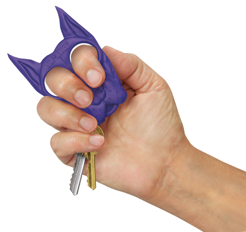 Psp Products Spike Keychain Purple ABS Plastic