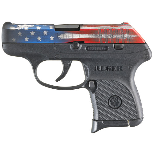 Ruger LCP .380 ACP Pistol 2.75" Barrel 6+1 Round American Flag Cerakote Slide - Image 1