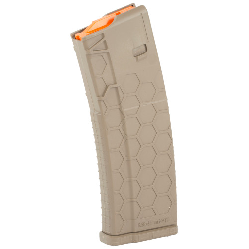 Hexmag HX Series 2 Magazine AR-15 223 Remington, 5.56x45mm, 300 AAC Blackout 30-Round Polymer Flat Dark Earth - Image 1