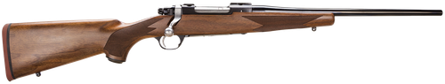 Ruger M77 Hawkeye Compact Bolt Action Rifle .243 Winchester 16.5" Barrel Satin Blued Walnut Stock