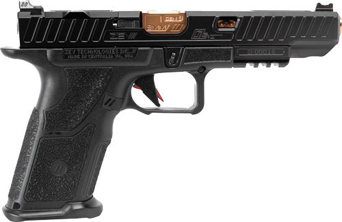 ZEV Technologies OZ9V2 Elite 9mm Pistol 17+1 Round Black/Bronze Slide
