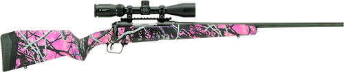 Savage Arms 110 Apex Hunter XP Bolt Action Rifle 6.5 Creedmoor 24" Barrel Muddy Girl Camo with Scope