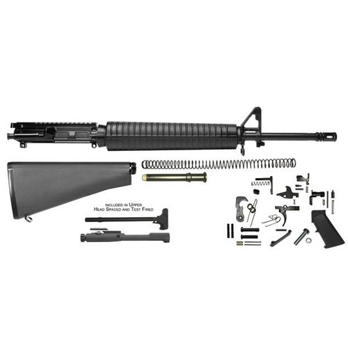 Del-Ton AR-15 Rifle Kit 20" Barrel Black