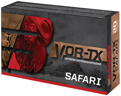 Barnes VOR-TX Safari 416 Rigby Ammo 400 Grain Barnes Banded Solid Solid Round Nose Lead Free Box of 20