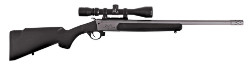 Traditions Outfitter G3 Bolt Action Rifle .450 Bushmaster 22" Barrel Black Synthetic Stock Muzzle Brake 3-9x40mm BDC Scope
