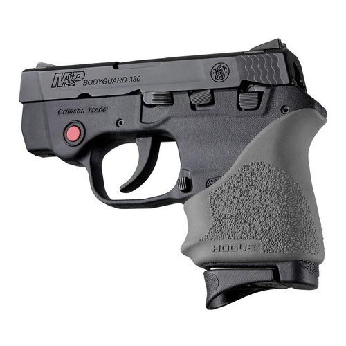 Hogue HandAll Beavertail Grip Sleeve for S&W Bodyguard 380 Taurus TCP Spectrum Slate Grey