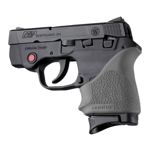Hogue HandAll Beavertail Handgun Grip Sleeve for S&W Bodyguard 380 Taurus TCP and Spectrum Slate Grey