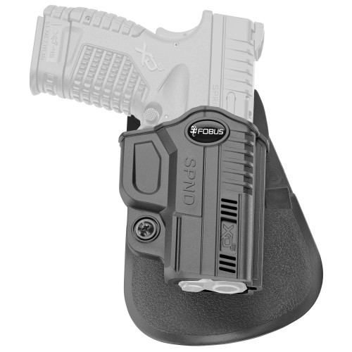 Fobus Evolution OWB Holster Right Hand Springfield XD-S 3.3 to 4" Polymer Black