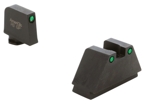 AmeriGlo 3XL Optic Compensator 3-Dot Sights Tritium/Black