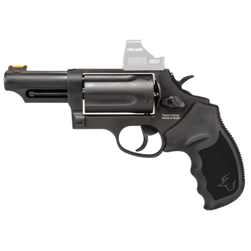 Taurus Judge 45 Colt/410 Revolver 3" Barrel 5 Round Black Grip (Matte Stainless Finish, Optics Ready)
