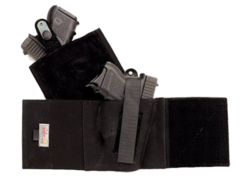 Galco Cop Ankle Band Ankle Holster Right Hand Sig Sauer P230/P232 Leather Black