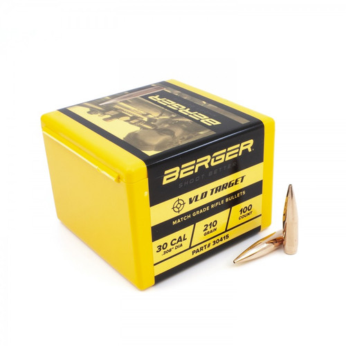 Berger 30 Cal .308 210 VLD Target Bullet Part #30415